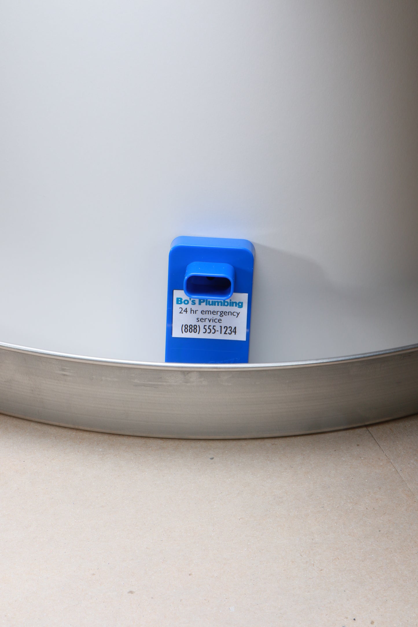 Flood Buzz® Blue: Water Leak Alarm for Water Heater Pans