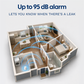Flood Buzz® Small Multi-Purpose Water Leak Alarm - Quarter and Full Case